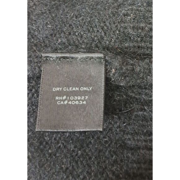 MARC JACOBS Womens XSmall sweater angora rabbit soft wool gold black sequin - Picture 8 of 8